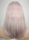 Pastel Pale Plum Straight Lace Front Synthetic Wig LW1514A