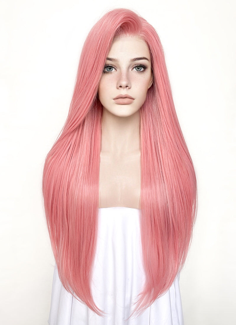 Pastel Pink Lace Front Wig WigIsFashion Wig Is Fashion