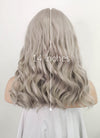 Pastel Grey Wavy Lace Front Synthetic Wig LW4007