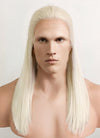 House of the Dragon Daemon Targaryen Platinum Blonde Straight Lace Front Synthetic Men's Wig LW4016