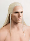 House of the Dragon Daemon Targaryen Platinum Blonde Straight Lace Front Synthetic Men's Wig LW4016