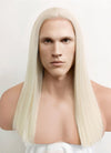 House of the Dragon Daemon Targaryen Platinum Blonde Straight Lace Front Synthetic Men's Wig LW4016