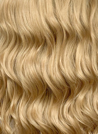 Blonde With Dark Roots Wavy Lace Front Synthetic Wig LW4032