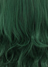 Dark Green Wavy Lace Front Synthetic Wig LF667V