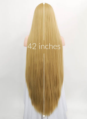 Straight Yaki Blonde Lace Wig CLF701S (Customisable)