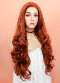 Ginger Wavy Lace Front Synthetic Wig LW735