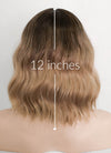 Stranger Things Robin Buckley Two Tone Brown Wavy Bob Synthetic Wig NL029A