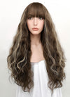 Brunette Mixed Blonde Curly Synthetic Wig NS034
