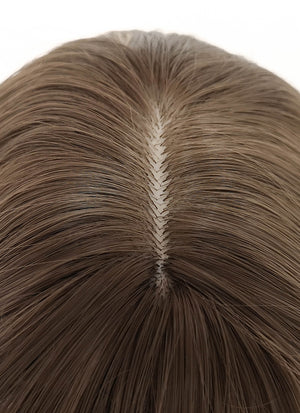 Brunette Mixed Blonde Wavy Synthetic Wig NS034