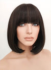 Brunette Straight Bob Synthetic Hair Wig NS049