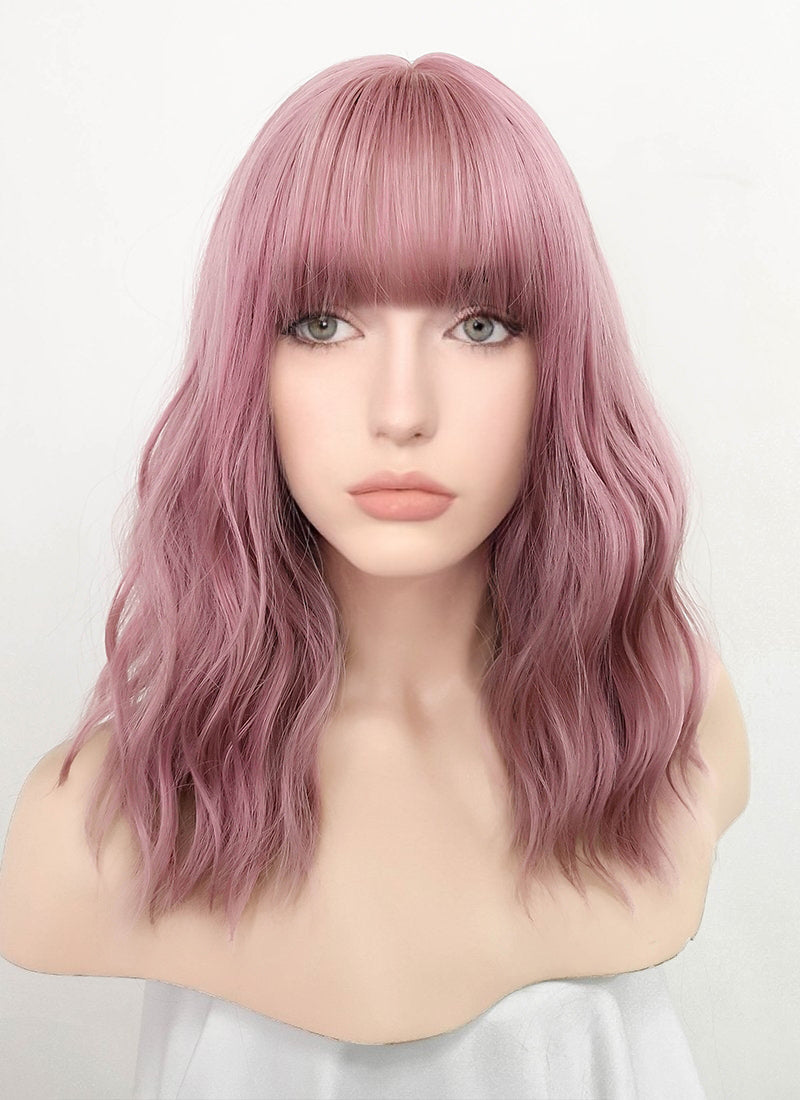Pink Bob Synthetic Wig | WigIsFashion – Wig Is Fashion