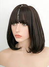 Brunette Straight Synthetic Wig NS077