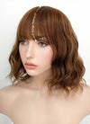 Chestnut Brown Wavy Bob Synthetic Wig NS113