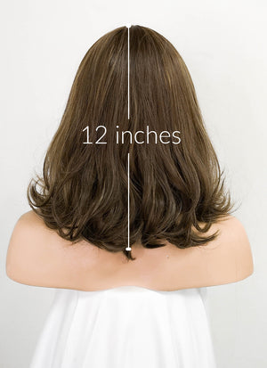 Mixed Brown Wavy Bob Synthetic Wig NS165