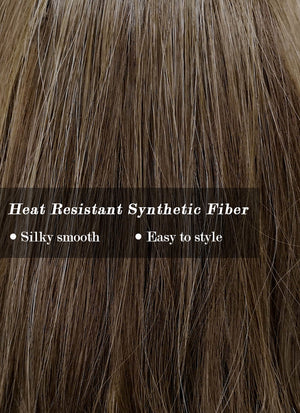 Mixed Brown Wavy Bob Synthetic Wig NS165