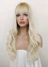 Two Tone Blonde Wavy Synthetic Wig NS185
