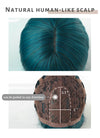 Turquoise Blue Straight Synthetic Wig NS192