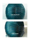 Turquoise Blue Straight Synthetic Wig NS192