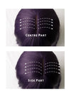 Purple Wavy Synthetic Wig NS201