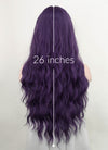 Purple Wavy Synthetic Wig NS201