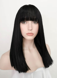 Black Straight Synthetic Wig NS215