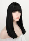 Black Straight Synthetic Wig NS215