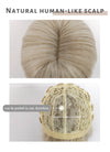 Light Ash Blonde Straight Bob Synthetic Wig NS254