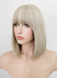 Light Ash Blonde Straight Bob Synthetic Wig NS254