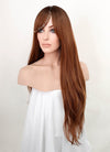 Auburn With Dark Roots Wavy Synthetic Wig NS255
