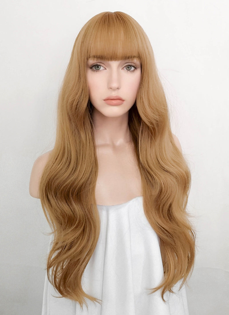 Blonde Wavy Synthetic Wig NS273
