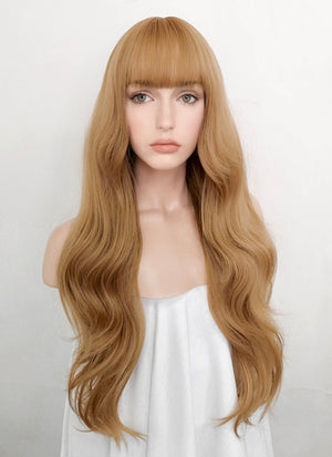 Blonde Wavy Synthetic Wig NS273