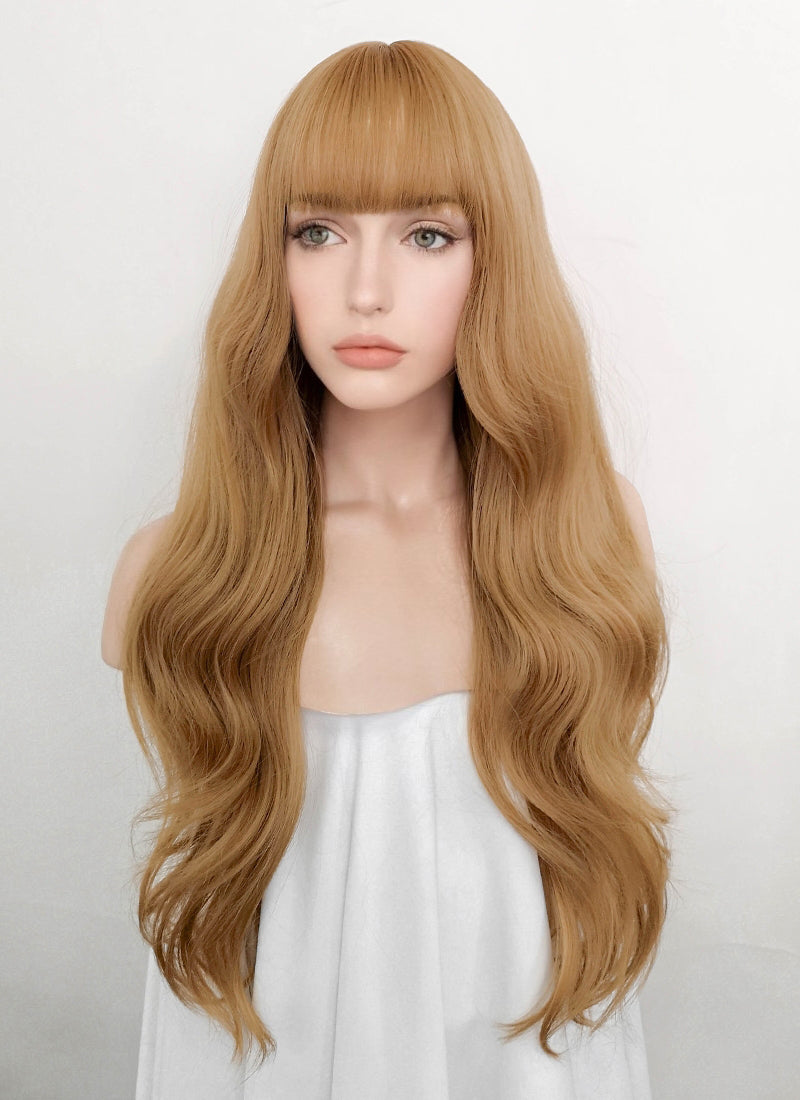 Blonde Wavy Synthetic Wig NS273