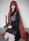 Auburn Wavy Synthetic Hair Wig NS352