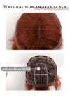 Auburn Wavy Synthetic Hair Wig NS352