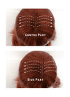 Auburn Wavy Synthetic Hair Wig NS352
