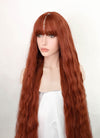 Auburn Wavy Synthetic Hair Wig NS352
