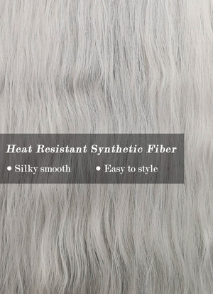 Grey Wavy Synthetic Hair Wig NS353