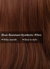 Auburn Wavy Synthetic Hair Wig NS376