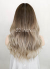 Brown Blonde Ombre Wavy Synthetic Wig NS379
