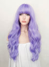 Light Purple Wavy Synthetic Hair Wig NS384