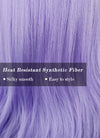Light Purple Wavy Synthetic Hair Wig NS384