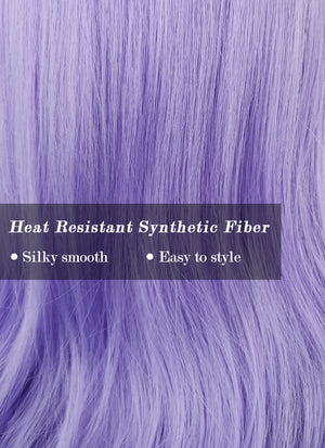 Light Purple Wavy Synthetic Hair Wig NS384
