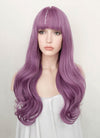 Purple Wavy Synthetic Hair Wig NS385