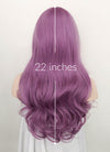 Purple Wavy Synthetic Hair Wig NS385