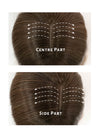 Mixed Brown With Dark Roots Wavy Synthetic Hair Wig NS386