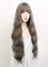Dark Grey Wavy Synthetic Wig NS388