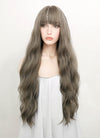Dark Grey Wavy Synthetic Wig NS388
