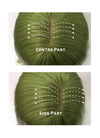 Green Wavy Synthetic Hair Wig NS393