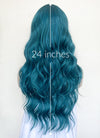 Green Wavy Synthetic Hair Wig NS399