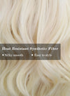 Platinum Blonde Wavy Synthetic Hair Wig NS401